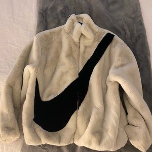 Nike Women’s Swoosh Fur Logo Jacket